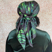 Load image into Gallery viewer, Deluxe Satin Scarf | Rainforest - Humble Glow
