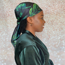 Load image into Gallery viewer, Deluxe Satin Scarf | Rainforest - Humble Glow
