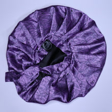 Load image into Gallery viewer, Elite Satin Bonnet - Royal Lotus | Satin Bonnets For Natural Hair