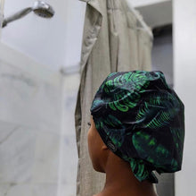 Load image into Gallery viewer, Rainforest - Bath Bonnet (Luxury Shower Cap)