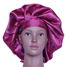Load image into Gallery viewer, Elite Satin Bonnet - Lac Rose Lotus | Satin Bonnets For Natural Hair