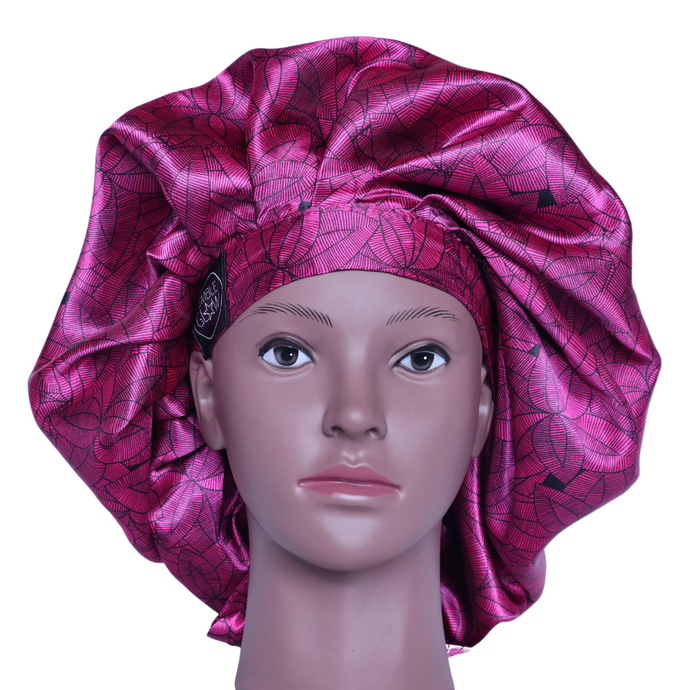 Elite Satin Bonnet - Lac Rose Lotus | Satin Bonnets For Natural Hair