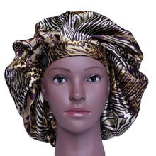 Load image into Gallery viewer, Elite Satin Bonnet - Majestic | Satin Bonnets For Natural Hair