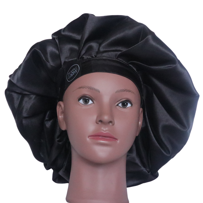 Elite Satin Bonnet - Panther Queen | Satin Bonnets For Natural Hair