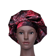 Load image into Gallery viewer, Elite Satin Bonnet - Ruby Vermillion | Satin Bonnets For Natural Hair
